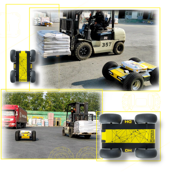 Ровер DH:FRAME 150 в сборе (basic AGV platform + onboard electronics)