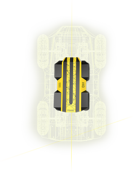 Ровер DH:FRAME 150 в сборе (basic AGV platform + onboard electronics)