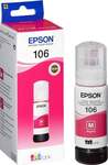 Картридж EPSON 106M, пурпурный [c13t00r340]