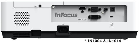 Проектор INFOCUS [IN1044] 3LCD, 5000 lm, XGA, 1.342.22:1, 50000:1, 16W, 2хHDMI 1.4b, VGA in, Composi
